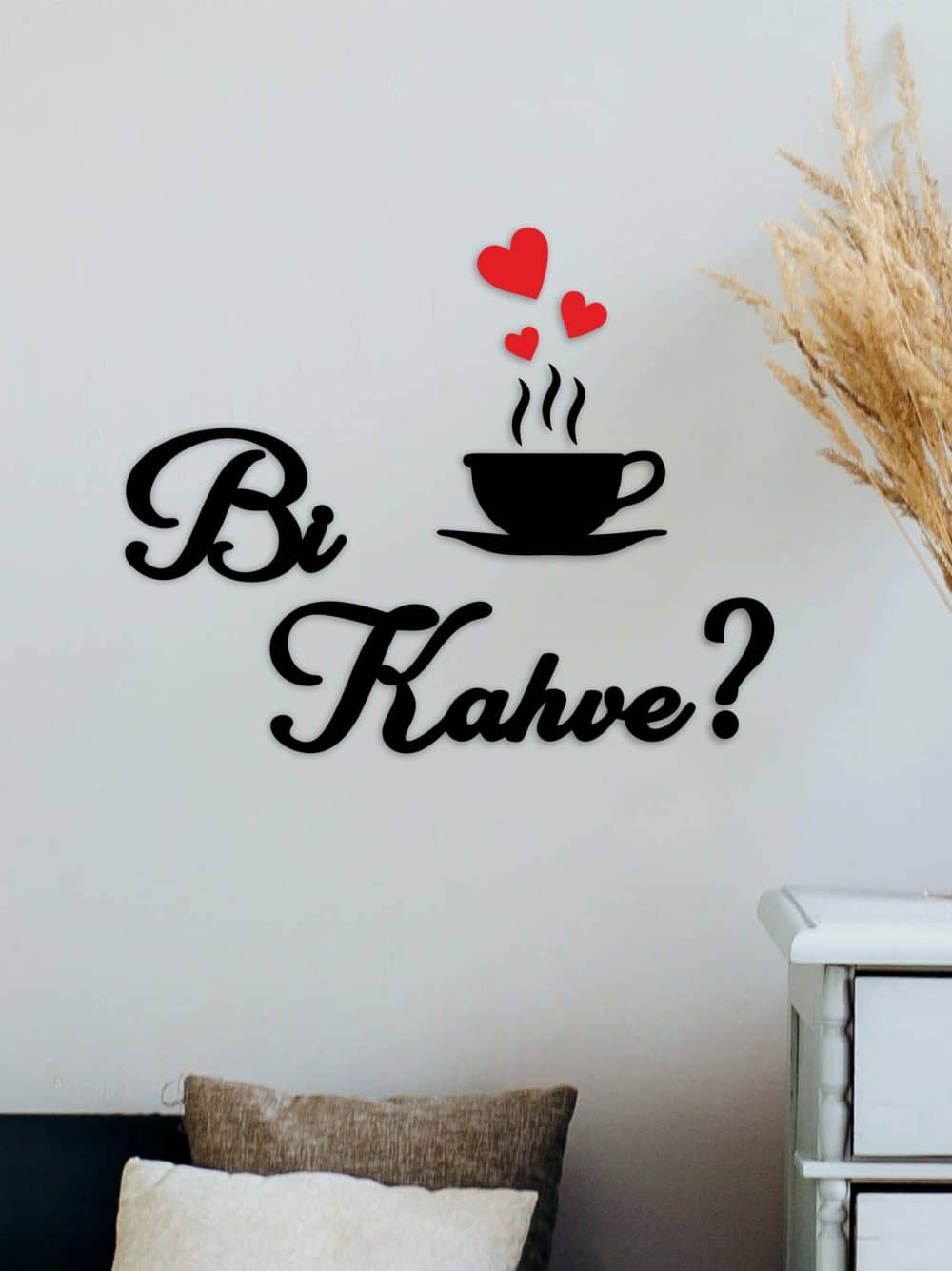 Bi Kahve ? Ahşap Duvar Dekoru - Görsel 2