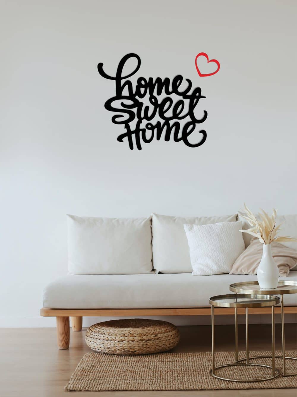 Home Sweet Home Ahşap Duvar Dekoru - Görsel 2