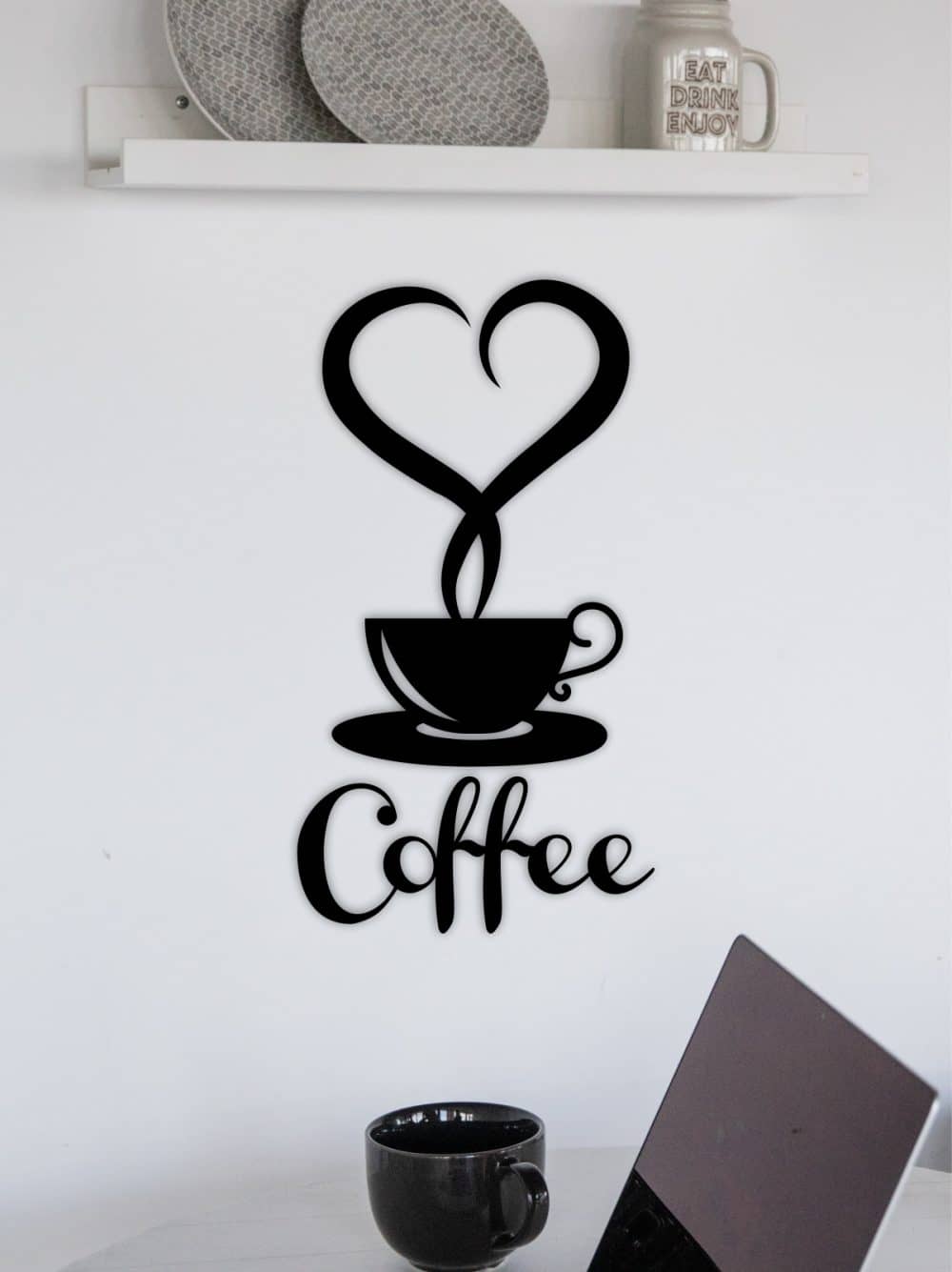 Coffee Ahşap Duvar Dekoru
