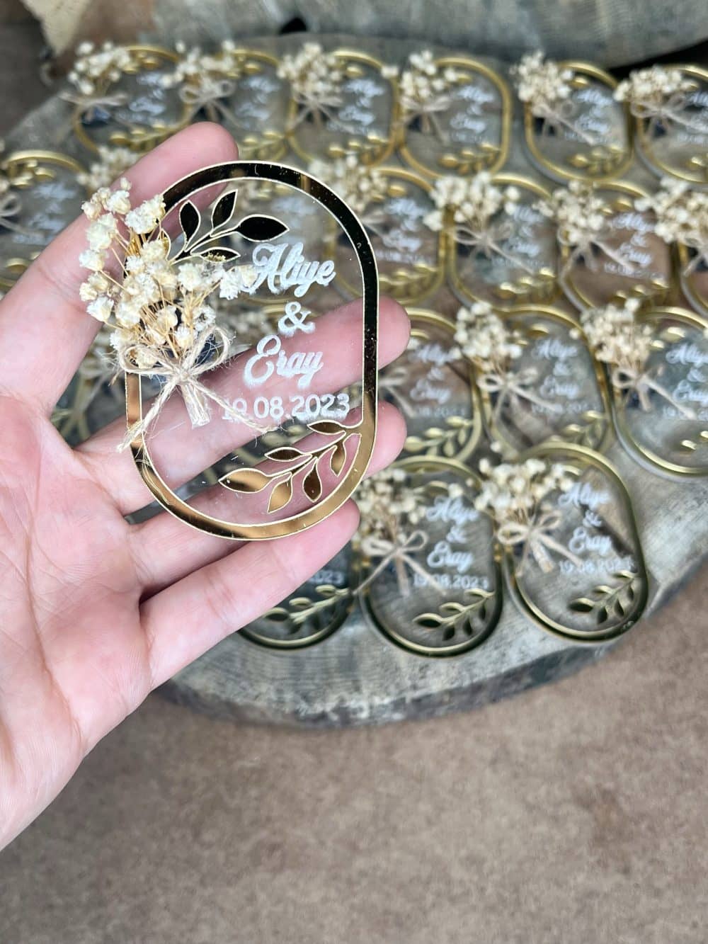 Pleksi Magnet - Düğün, Nikah, Söz, Nişan Hediyelikleri - Görsel 4