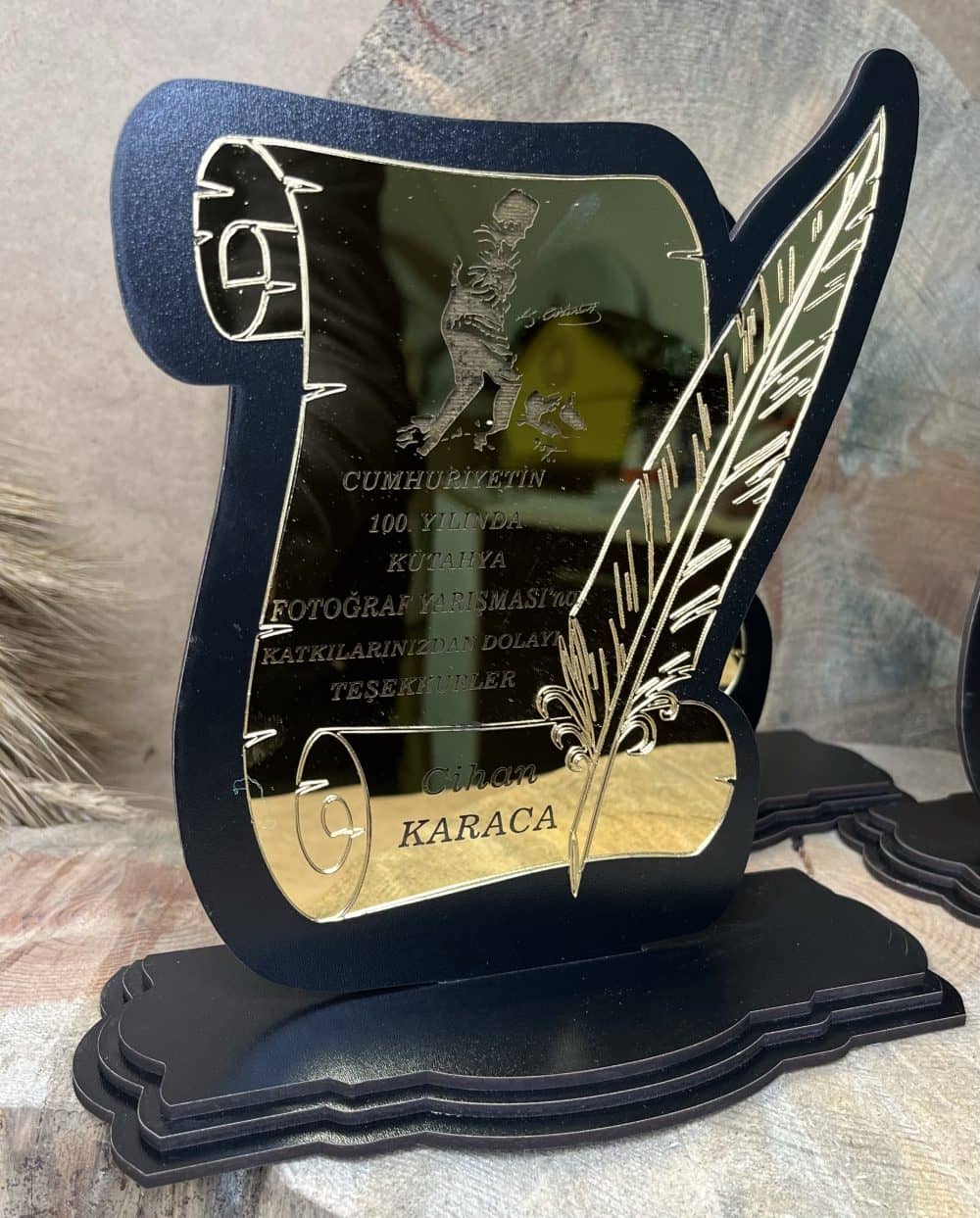 Kişiye Özel Pleksi Özelleştirilebilir Plaket