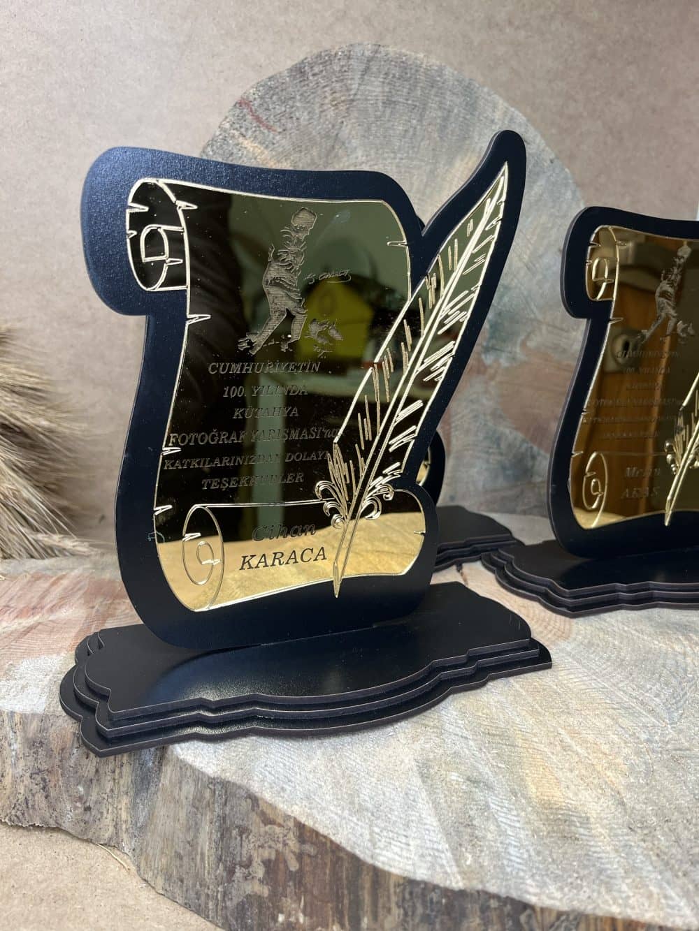 Kişiye Özel Pleksi Özelleştirilebilir Plaket - Görsel 2