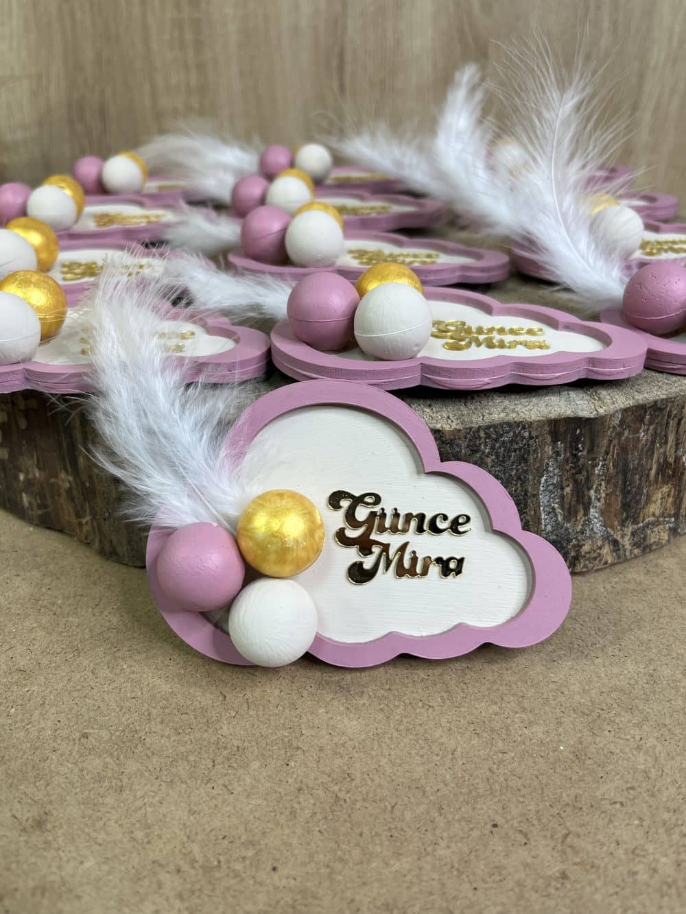 Ahşap Bubble Balonlu Magnet - Görsel 4