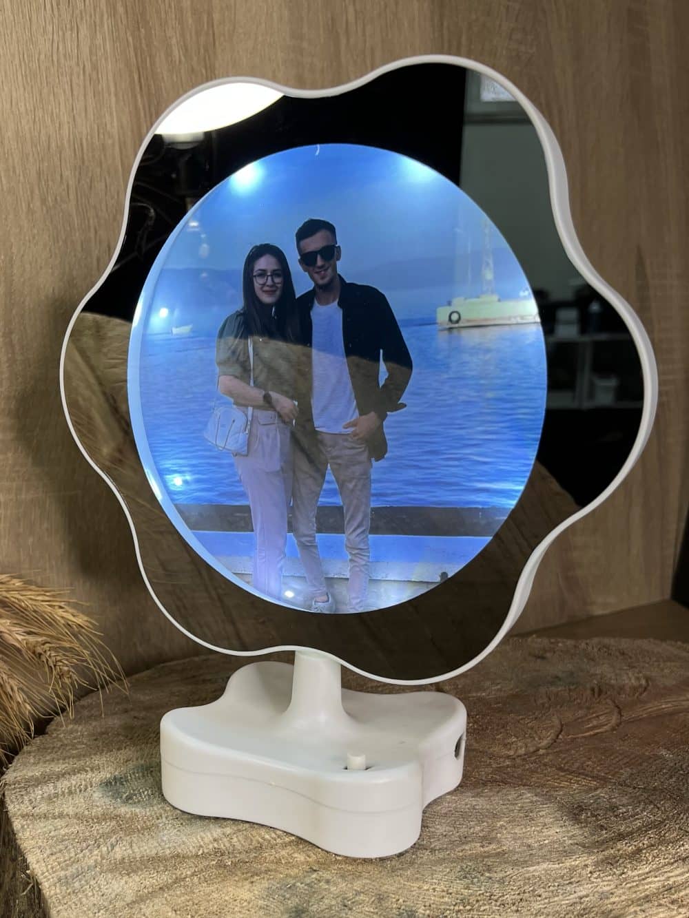 Fotoğraflı Led Işıklı Sihirli Ayna