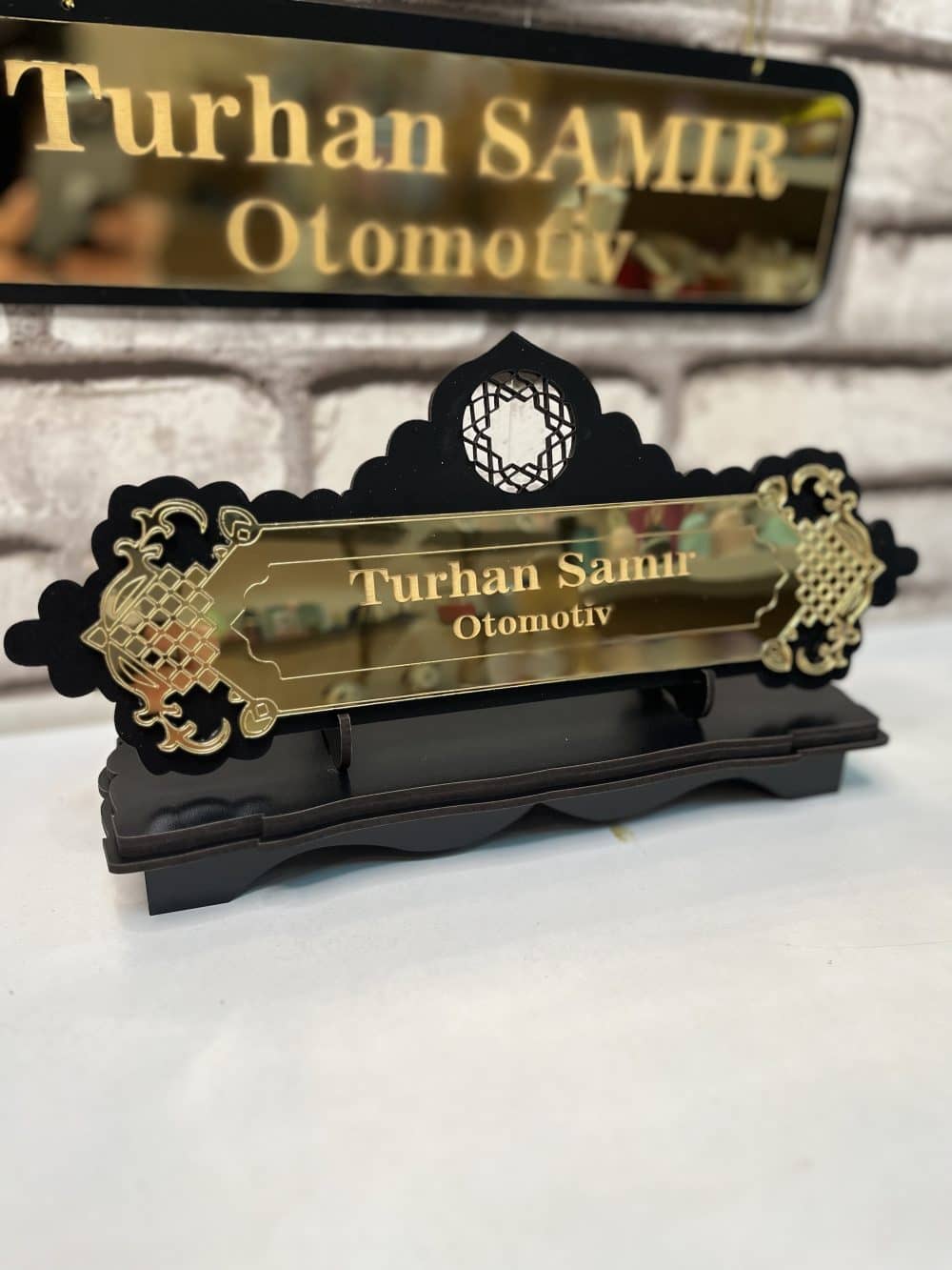 Kişiye Özel Masa İsimliği