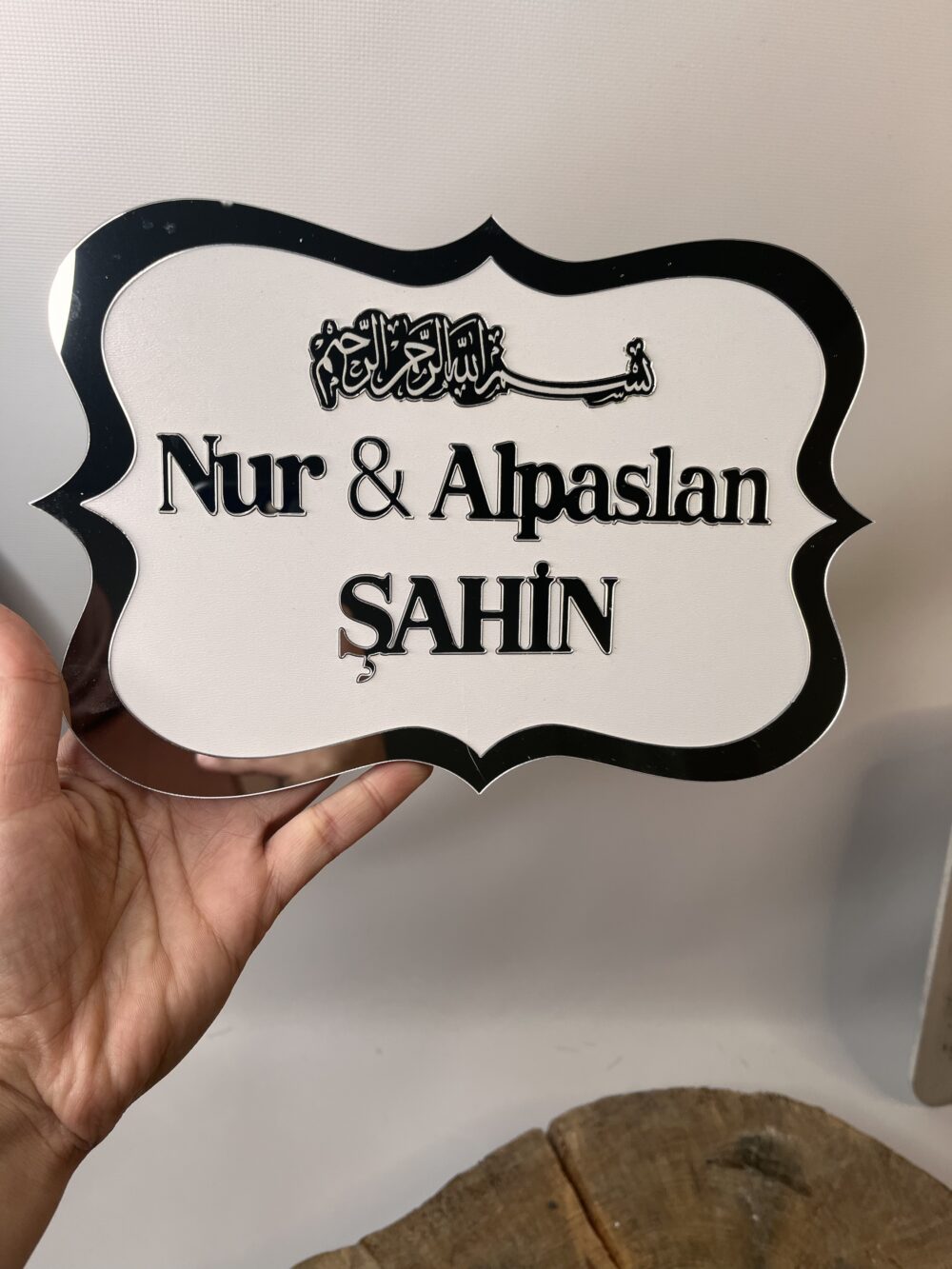 Besmeleli Pleksi Kapı Süsü - Görsel 3