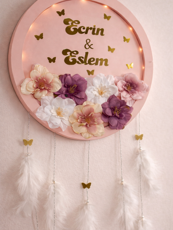 Kız Bebek Kapı Süsü-Hastane Odası Kapı Süsü